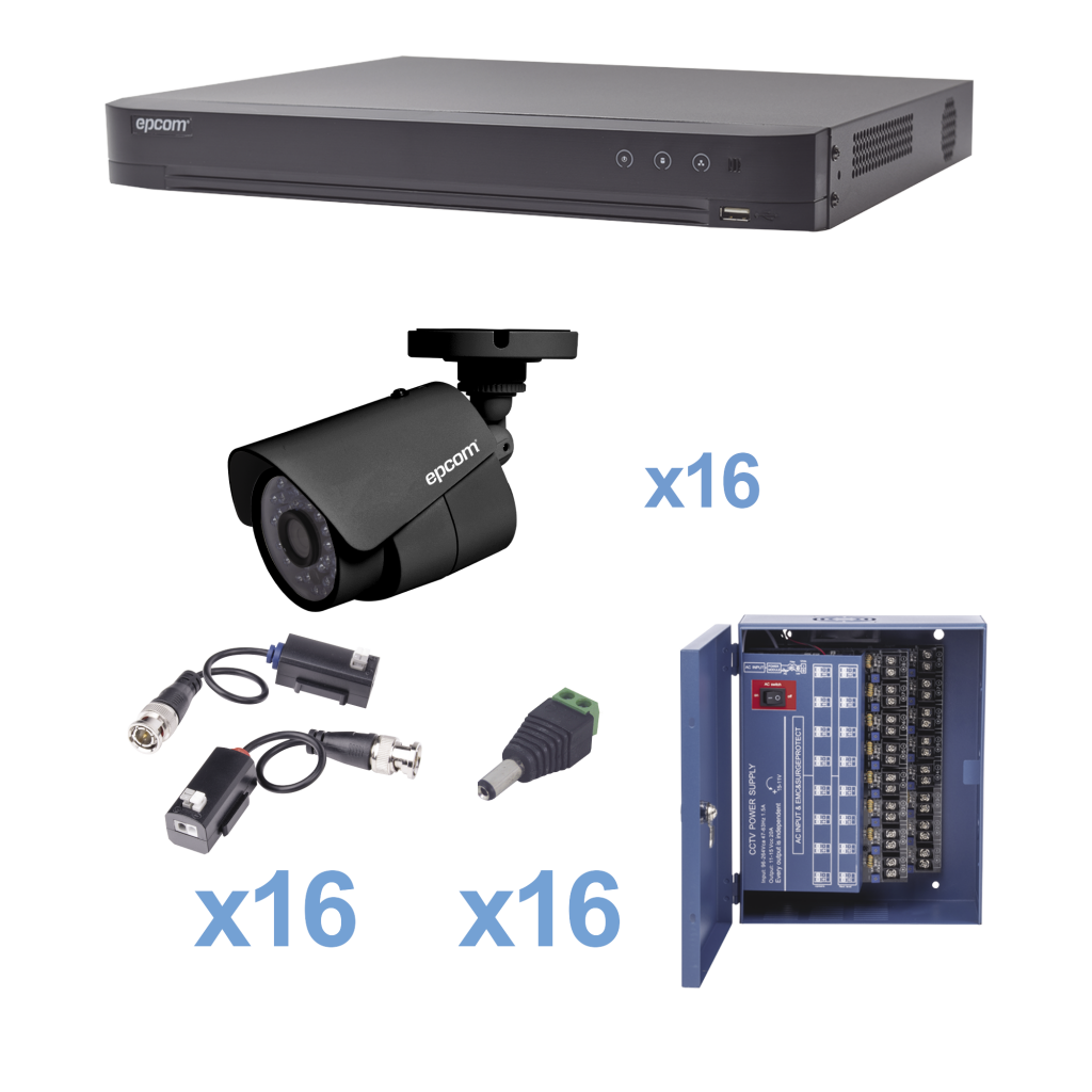 Kit Turbohd P Dvr Canales C Maras Bala Exterior Mm