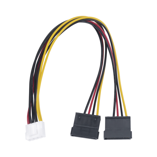Cable Doble de Corriente SATA / Compatible con DVR's epcom / HIKVISION - HIKVISION 101-502-385. Videovigilancia HIKVISION 101-502-385