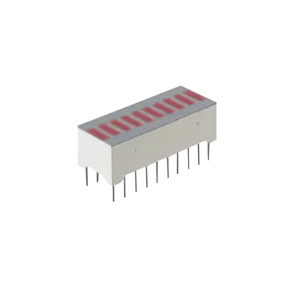 Barra Gráfica de 10 segmentos LED Rojos tipo LTA-1000 - SYSCOM 1080-1184-ND. Radiocomunicación SYSCOM 1080-1184-ND