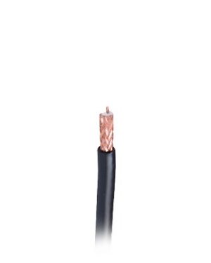 Cable RG58AU con blindaje de duobond II + 55% malla trenzada de cobre estañado
