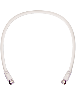Jumper Coaxial con Cable Tipo RG-6 en Color Blanco de 60.96 centímetros de Longitud y Conectores F Macho en Ambos Extremos. 75 Ohm de Impedancia. - WILSONPRO / WEBOOST 950-602. Radiocomunicación WILSONPRO / WEBOOST 950-602