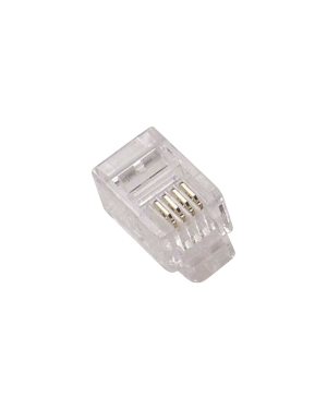 Conector Plug Modular Telefónico RJ-22 para cable. - SYSCOM A9091-ND. Radiocomunicación SYSCOM A9091-ND