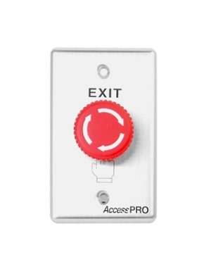 Botón de Paro de Emergencia / Salida de Emergencia en Color Rojo - AccessPRO APBSEM. Automatización  e Intrusión AccessPRO APBSEM