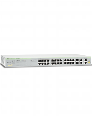 Switch PoE+ WebSmart de 24 puertos 10/100 Mbps + 2 puertos 10/100/1000 Mbps + 2 SFP Gigabit Combo