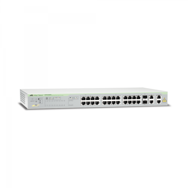 Switch PoE+ WebSmart de 24 puertos 10/100 Mbps + 2 puertos 10/100/1000 Mbps + 2 SFP Gigabit Combo