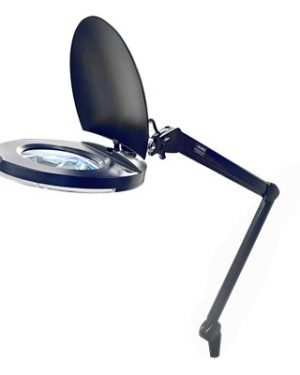 Lampara de LED para escritorio con lupa 5X de 5" de diámetro. - SYSCOM DESK-LAMP. Radiocomunicación SYSCOM DESK-LAMP