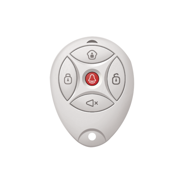 Control Remoto tipo llavero con 5 botones y led indicador compatible con  alarmas HIKVISION - HIKVISION DS-19K00-Y. Automatización  e Intrusión HIKVISION DS-19K00-Y