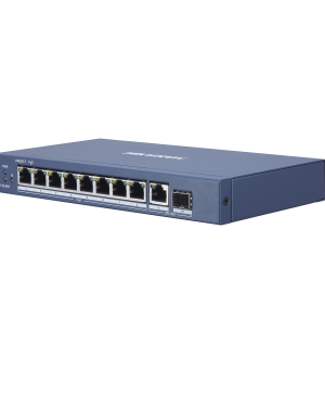 Switch PoE+ / 8 Puertos Gigabit 802.3 af/at (30 W) / 1 Puerto Gigabit Uplink / 1 Puertos SFP - HIKVISION DS-3E0510P-E. Videovigilancia HIKVISION DS-3E0510P-E