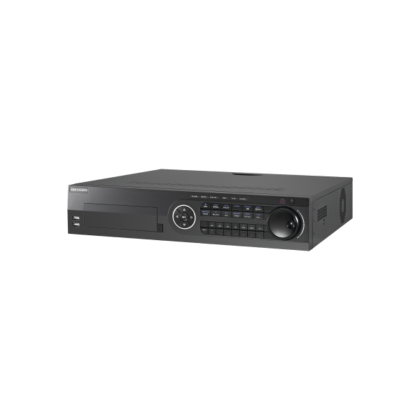 DVR 4 Megapixel / 8 Canales TURBOHD + 4 Canales IP / 8 Bahías de Disco Duro / 8 canales de Audio / 16 Entradas de  Alarma - HIKVISION DS-8108HQHI-K8. Videovigilancia HIKVISION DS-8108HQHI-K8