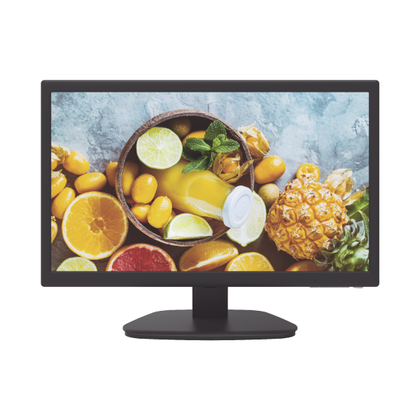 Monitor LED Full HD de 21.5" / Ideal para Videovigilancia / Uso 24-7 / Entrada HDMI-VGA / Compatible con Montaje VESA - HIKVISION DS-D5022QE-E. Videovigilancia HIKVISION DS-D5022QE-E