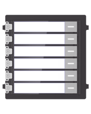 Módulo de Botones Para Videoportero Modular / Llamada de un solo Toque / Soporta Hasta 6 Monitores Principales - HIKVISION DS-KD-KK. Videovigilancia HIKVISION DS-KD-KK