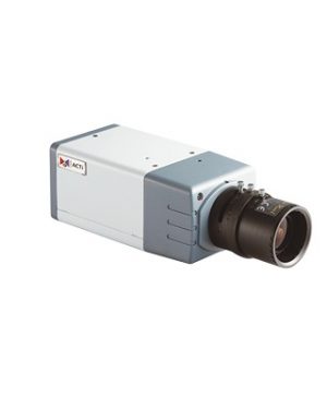 Cámara box WDR de 3 megapixeles día/noche real con lente varifocal megapixel - ACTI E24A. Videovigilancia ACTI E24A