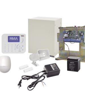 Kit de Alarma con Sensores cableados