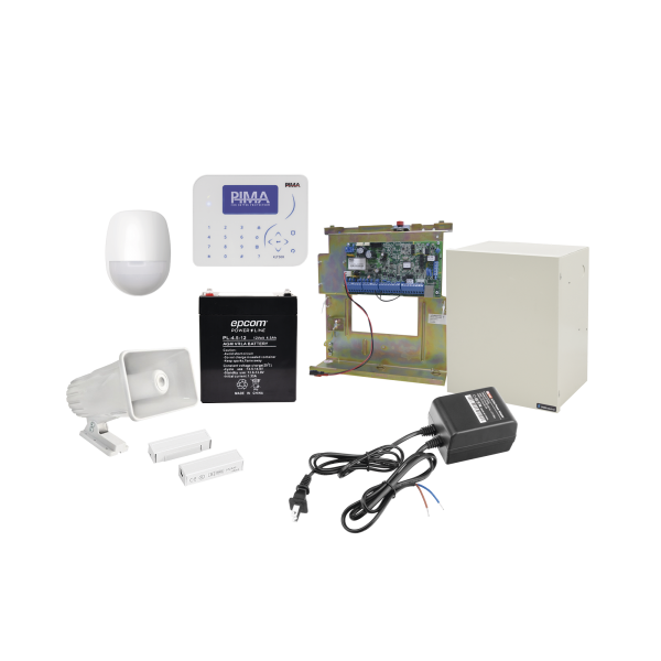 Kit de Alarma con Sensores cableados