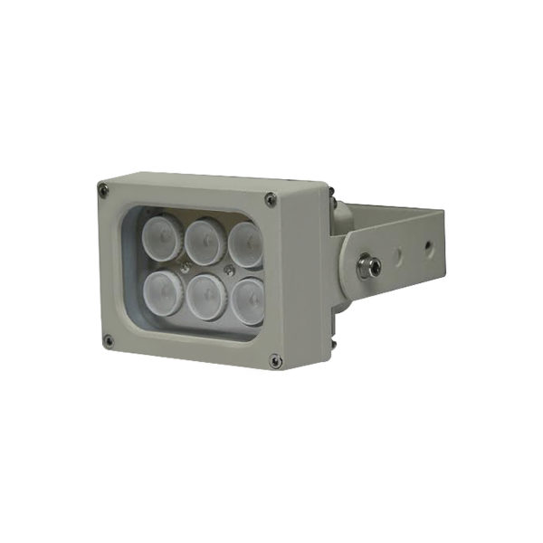 Iluminador luz blanca BAJO CONSUMO / Cobertura 90° / 25 Metros de Iluminación - HYPERLUX HL90WH25S. Videovigilancia HYPERLUX HL90WH25S