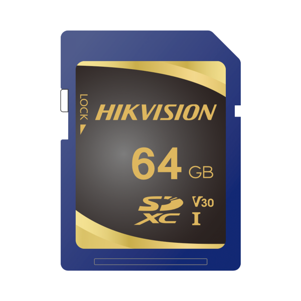 Memoria SD Clase 10 de 64 GB / Especializada Para Videovigilancia - HIKVISION HS-SD-P10STD/64G. Videovigilancia HIKVISION HS-SD-P10STD/64G