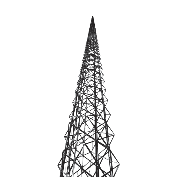 Torre de Fibra de Carbono 18.2 metros (60 pies) Autosoportada- ULTRA LIGERA. - ISOTRUSS ISOT-60-AS. Radiocomunicación ISOTRUSS ISOT-60-AS