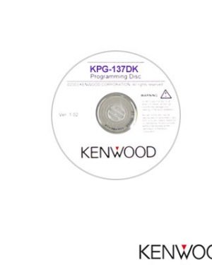 Software de Programación y Ajuste en Windows para Radios TK-2000/3000 - KENWOOD KPG-137DK. Radiocomunicación KENWOOD KPG-137DK