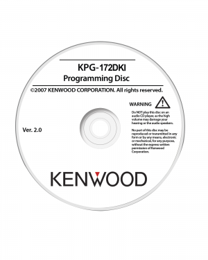 Software de programación para PKT-23K en Windows - KENWOOD KPG-172DKI. Radiocomunicación KENWOOD KPG-172DKI