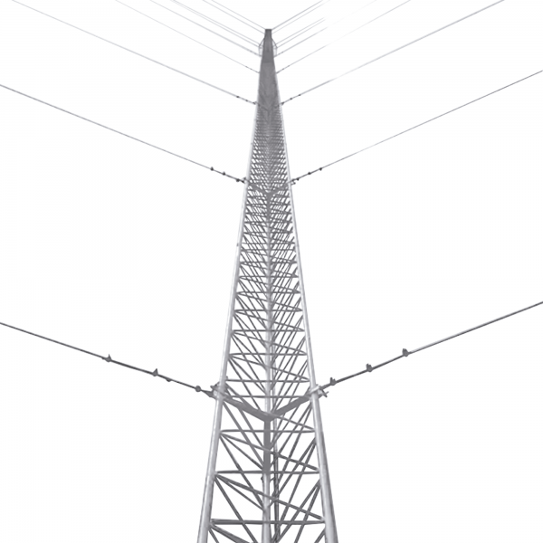 Kit de Torre Arriostrada de Techo de 27 m con Tramo STZ30 Galvanizado Electrolítico (No incluye retenida). - SYSCOM TOWERS KTZ-30E-027P. Radiocomunicación SYSCOM TOWERS KTZ-30E-027P
