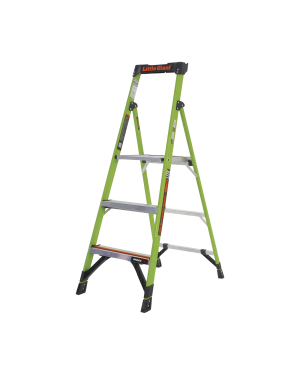 Escalera de Aluminio + Fibra de Vidrio de 1.5m con Soporte para Herramienta. !La Más Liviana del Mundo! - Little Giant Ladder Systems MIGHTYLITE-5-IA. Automatización  e Intrusión Little Giant Ladder Systems MIGHTYLITE-5-IA
