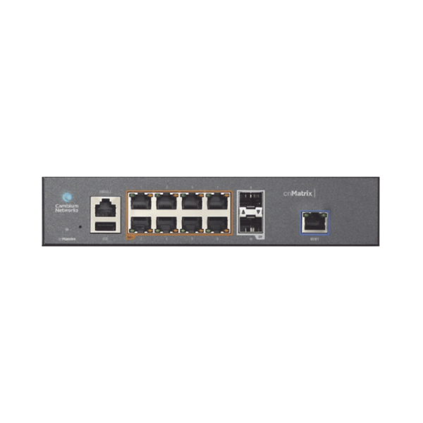 Switch cnMatrix EX1010  de 8 puertos Gigabit Ethernet y 4 SFP