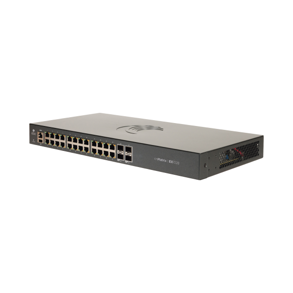 Switch cnMatrix EX1028  de 24 puertos Gigabit Ethernet y 4 SFP