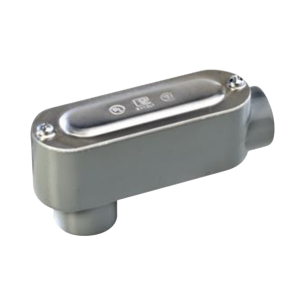Caja oval roscada tipo LB de 1 1/4" (31.8 mm) incluye tapa y tornillos. - RAWELT OLB-0098C. Videovigilancia RAWELT OLB-0098C