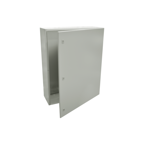 Gabinete de Acero IP66 Uso en Intemperie (800 x 1000 x 300 mm) con Placa Trasera Interior y Compuerta Inferior Atornillable (Incluye Chapa y Llave). - PRECISION PST-80100-30A. Radiocomunicación PRECISION PST-80100-30A