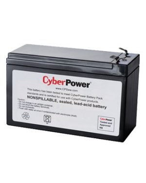 Batería de Reemplazo de 12V/8Ah para UPS de CyberPower - CYBERPOWER RB1280. Videovigilancia CYBERPOWER RB1280