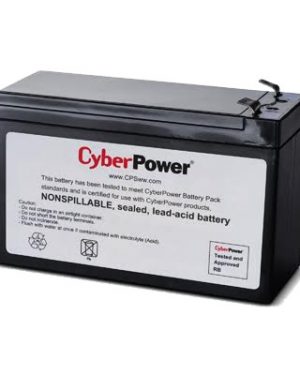 Batería de Reemplazo de 12V/9Ah para UPS de CyberPower - CYBERPOWER RB1290. Videovigilancia CYBERPOWER RB1290