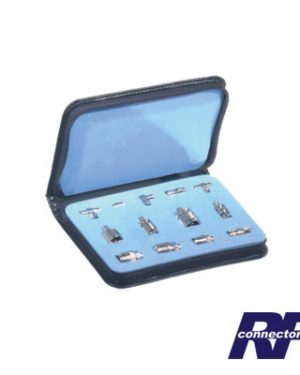 Kit universal de 13 adaptadores SMA. - RF INDUSTRIES