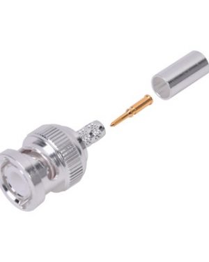 Conector BNC Macho de Anillo Plegable para Cable LMR-195