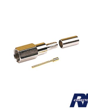 Conector FME Macho de anillo plegable para cable RG-58/U