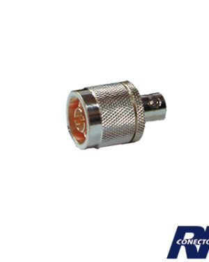 Adaptador de conector N macho a BNC hembra. - RF INDUSTRIES