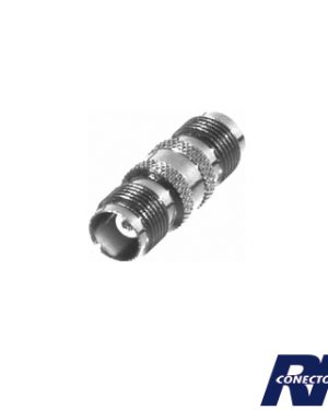 Adaptador barril de conector TNC Hembra a TNC Hembra. - RF INDUSTRIES