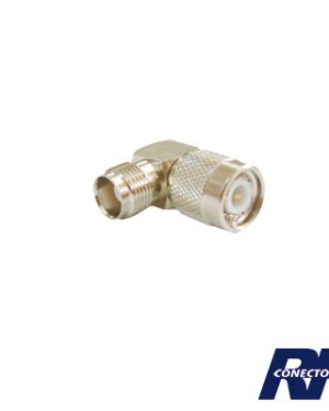 Adaptador en Angulo Recto de conector TNC Macho a TNC Hembra. - RF INDUSTRIES