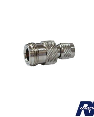 Adaptador de conector Mini-UHF Macho a N Hembra. - RF INDUSTRIES