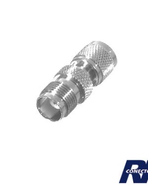 Adaptador de conector Mini UHF Macho a TNC Hembra. - RF INDUSTRIES