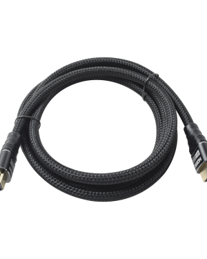 Cable HDMI versión 2.0 redondo de 1.8m ( 5.9 ft ) optimizado para resolución 4K ULTRA HD - EPCOM POWERLINE RHDMI1.8M. Videovigilancia EPCOM POWERLINE RHDMI1.8M