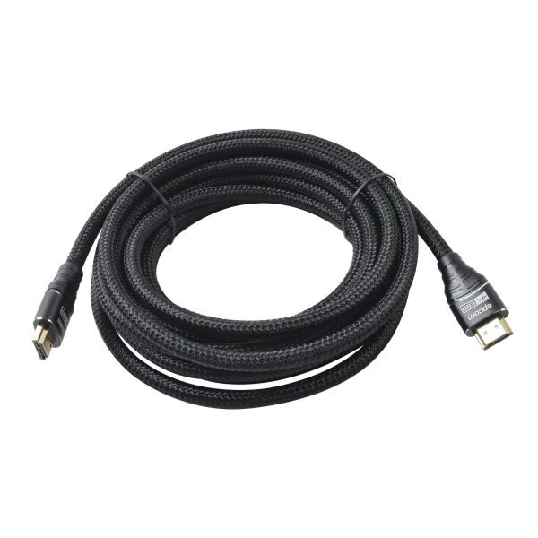 Cable HDMI versión 2.0 redondo de 5m (16.4 ft) optimizado para resolución 4K ULTRA HD - EPCOM POWERLINE RHDMI5M. Videovigilancia EPCOM POWERLINE RHDMI5M
