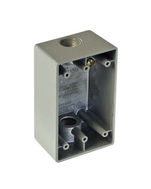 Caja Condulet FS de 1/2" ( 12.7 mm) con dos bocas a prueba de intemperie. - RAWELT RR-0470. Videovigilancia RAWELT RR-0470