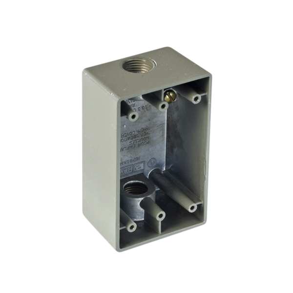 Caja Condulet FS de 1/2" ( 12.7 mm) con dos bocas a prueba de intemperie. - RAWELT RR-0470. Videovigilancia RAWELT RR-0470