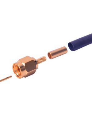 Conector SMA Macho de anillo plegable para cables RG-174/U