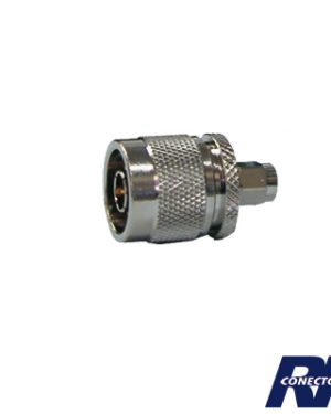 Adaptador en linea de conector SMA Macho a N Macho. - RF INDUSTRIES