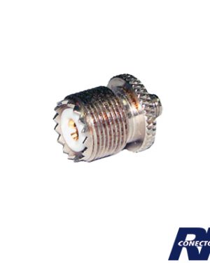 Adaptador en linea de conector SMA Hembra a UHF Hembra (SO-239). - RF INDUSTRIES