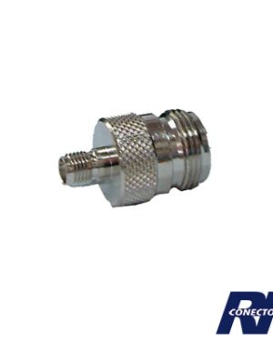 Adaptador en linea de conector SMA Hembra a N Hembra. - RF INDUSTRIES