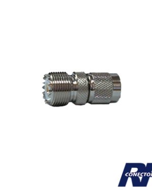 Adaptador de conector TNC Macho a conector UHF Hembra (SO-239). - RF INDUSTRIES