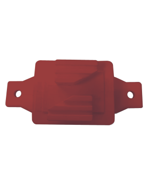 Aislador de Paso color Rojo reforzado para cercos eléctricos