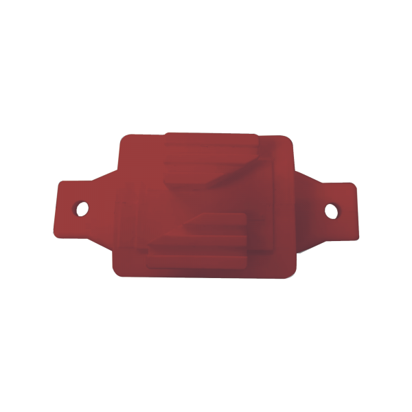 Aislador de Paso color Rojo reforzado para cercos eléctricos